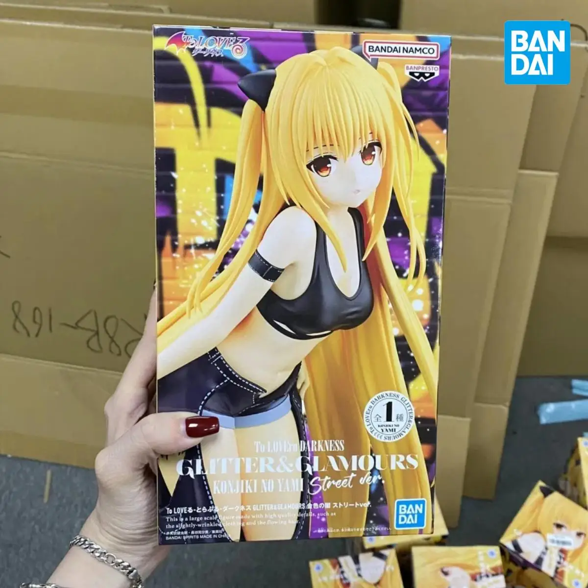 

Оригинальная фигурка Bandai Banpresto Glitter & Glamours Konjiki No Yami To Love-Ru Darkness Street Ver 22 см, коллекция аниме