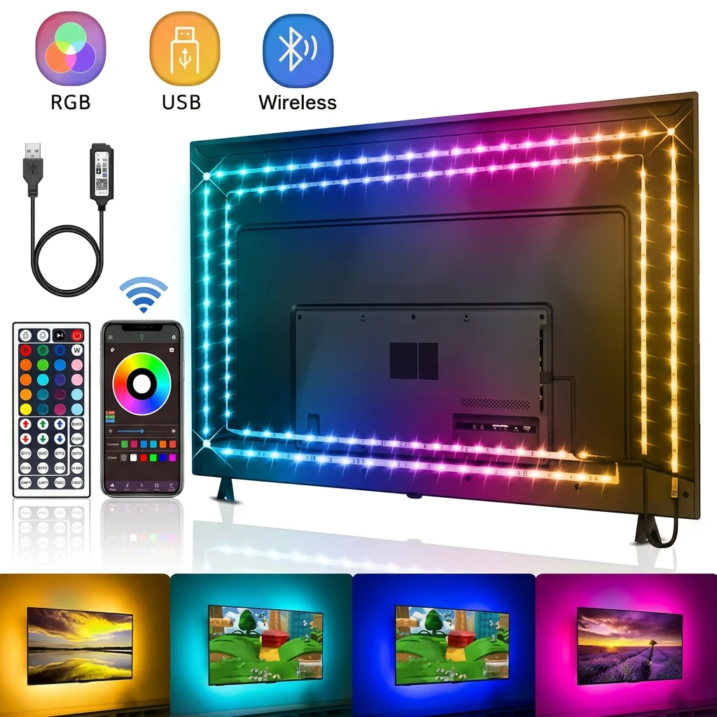 1-30M LED ライトストリップ USB プラグ付き 5 - Party Games Switch 1 のレビューと価格