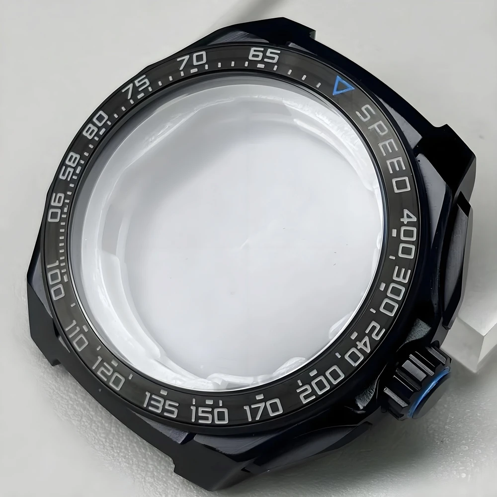 جديد 2025 VK63 حافظة 42 مللي متر ساعات رجالية حافظة معدنية كرونوغراف ملحقات مهمة لحركة VK63