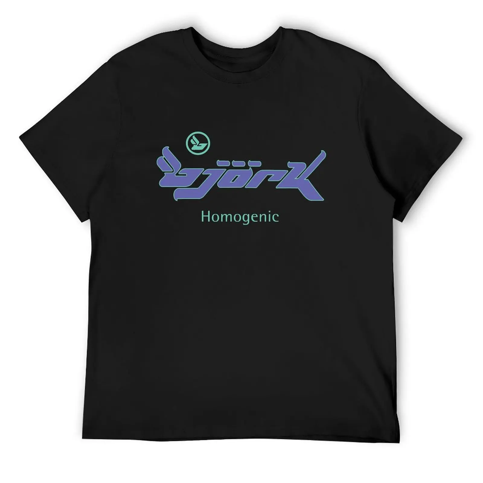 

Graphic Bjork Homogenic Logo Album (Purple Green) T-Shirt summer clothes oversized essential t shirt men clothings