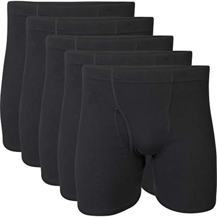 

Men's Underwear Covered Waistband Boxer Briefs, Multipack