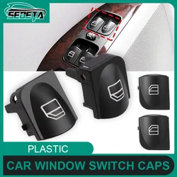 Left+Right Car Window Windshield Control Power Switch Black Button Cover A2038210679 For Mercedes Benz W208 W203 C CLK