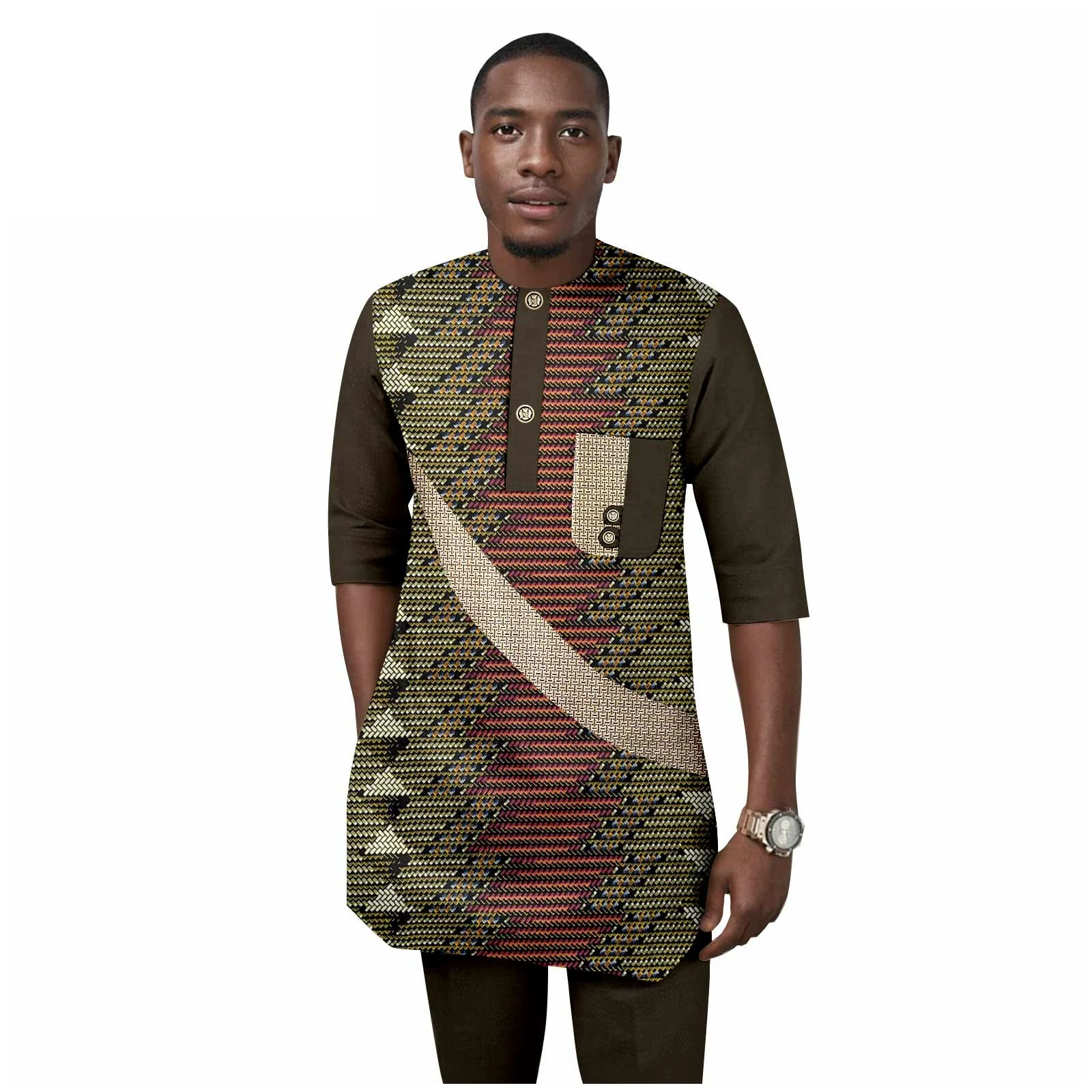 

Sale 2025 African Suits for Men Embroidery Print Blazer and Pants Set Business Dress Suit Party Wedding Evening