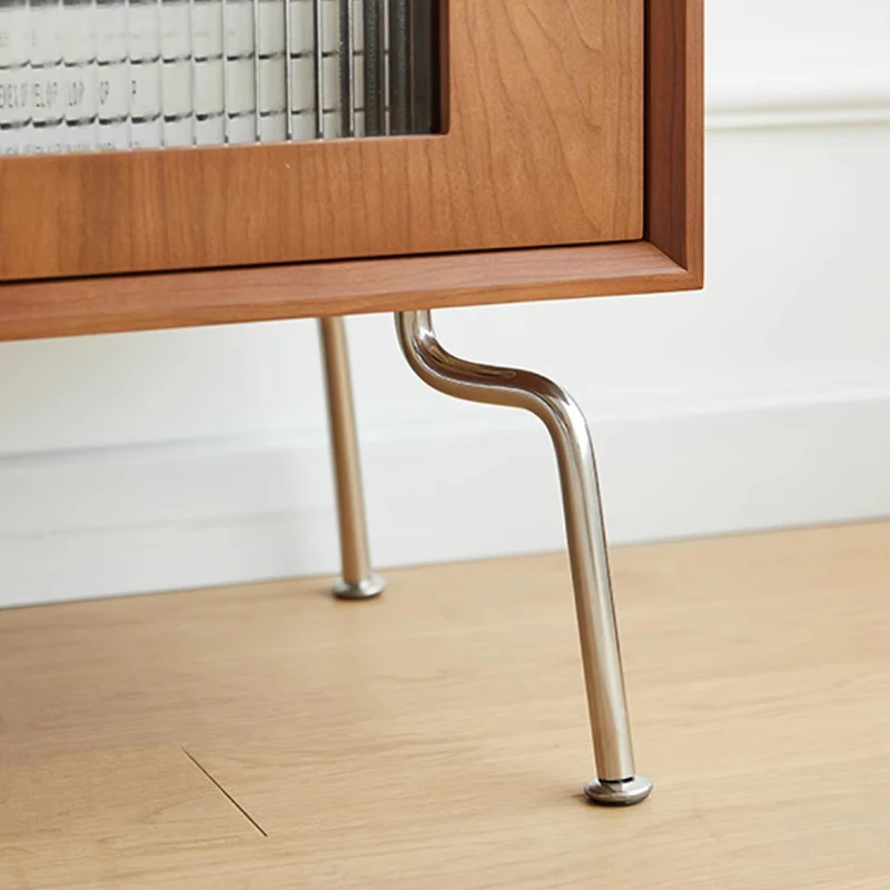 Vintage madeira em pé TV Stand, mesa de luxo nórdico, mesa grande armário, TV móvel, mobília da sala, gaveta de madeira