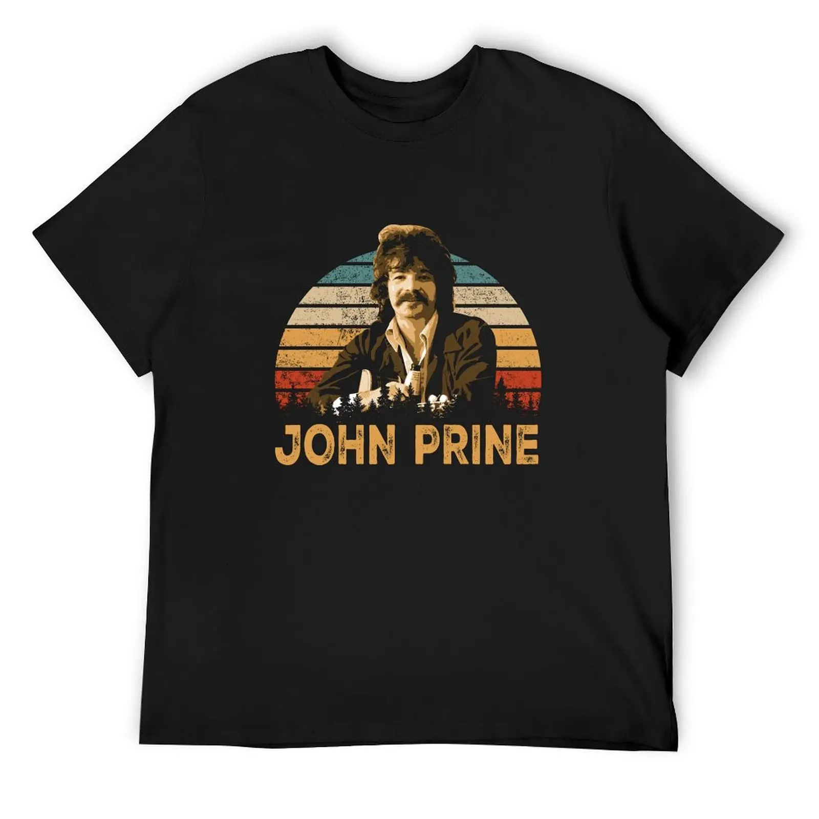 

Футболка John Prine Folk Maestro's Heartfelt Lyrics and Melodies, роскошная одежда, футболки с лабу для мужчин, хлопок