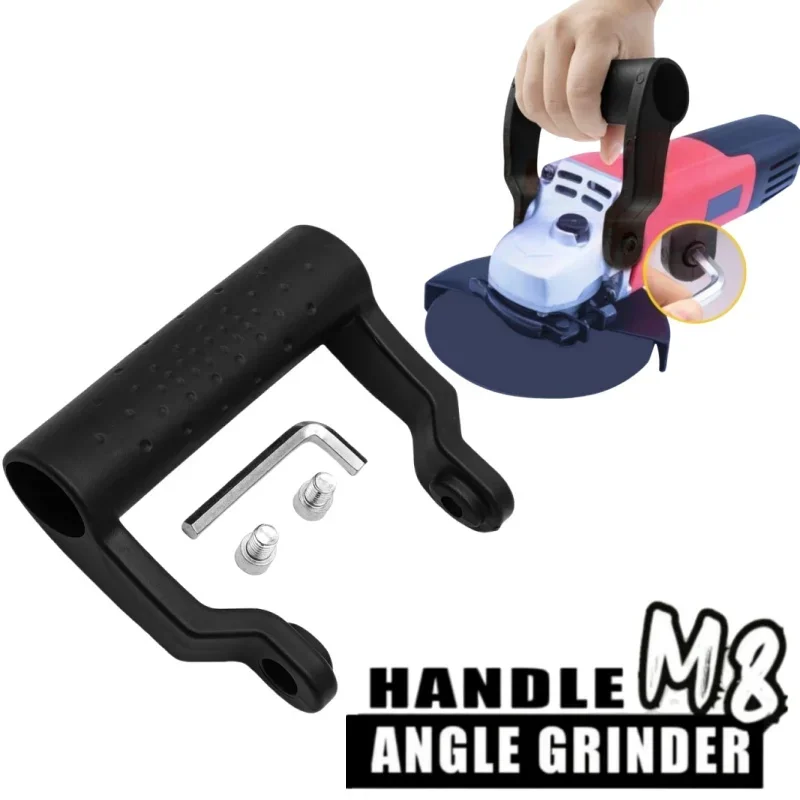 

Universal Angle Grinder Auxiliary Handle Shock-absorbing Non-slip M8 Handle for 100Type Angle Grinder Polishing Grinding Machine
