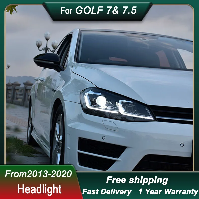 Car Head Lamp for VW Golf 7 MK7.5 Gti LED 2014-2020 Headlight DRL Signal Projector Lens Auto Accembly