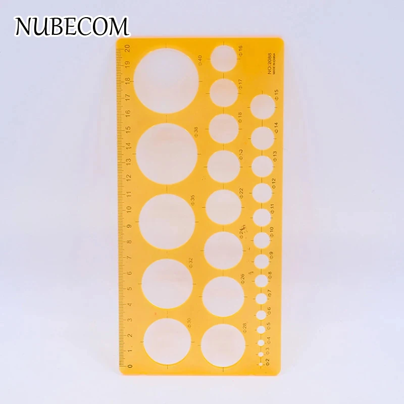 NUBECOM Quilling Ruler Template Tool Kit Quilling DIY Craft Paper Tool Circle Size Origami Paper Quilled Creat Tool