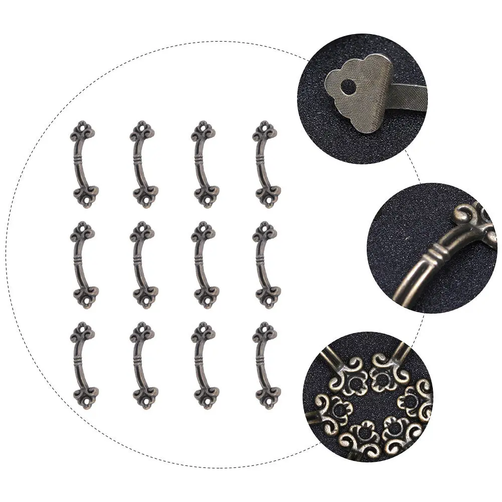 

24 Pcs Knob Handle Kitchen Cabinet Knobs Cupboard Handles Drawer Vintage Drop Ring Small
