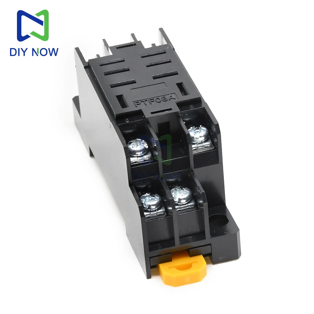 LY2NJ التتابع DC12V 24 فولت التيار المتناوب 220 فولت لفائف الطاقة التتابع LY2NJ DPDT 8-pin HH62P JQX-13F مع قاعدة المقبس التتابع الكهرومغناطيسي العالمي