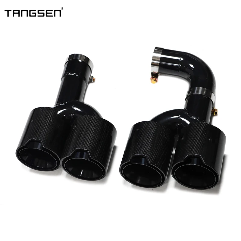 For BMW X3 G01 X4 G02 2022+ Changed X3M X4M Quad Car Exhaust Tip Bumper Exhaust System Nozzle Muffler Tip Tailpipe