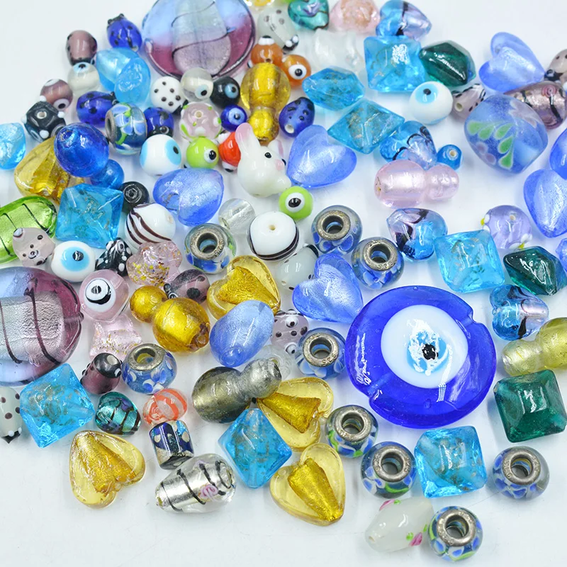 100PCS/LOT Mixed Italian glass beads