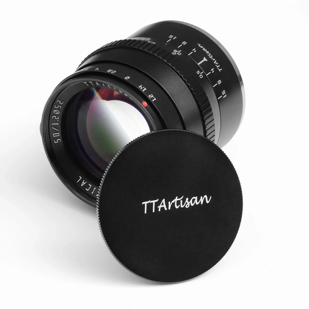 TTArtisan 17mm F1.4 35mm F1.4 50mm F1.2 APS-C Manual Focus Titanium Grey Portrait Photography Lens for Sony E Fuji X Canon M M43