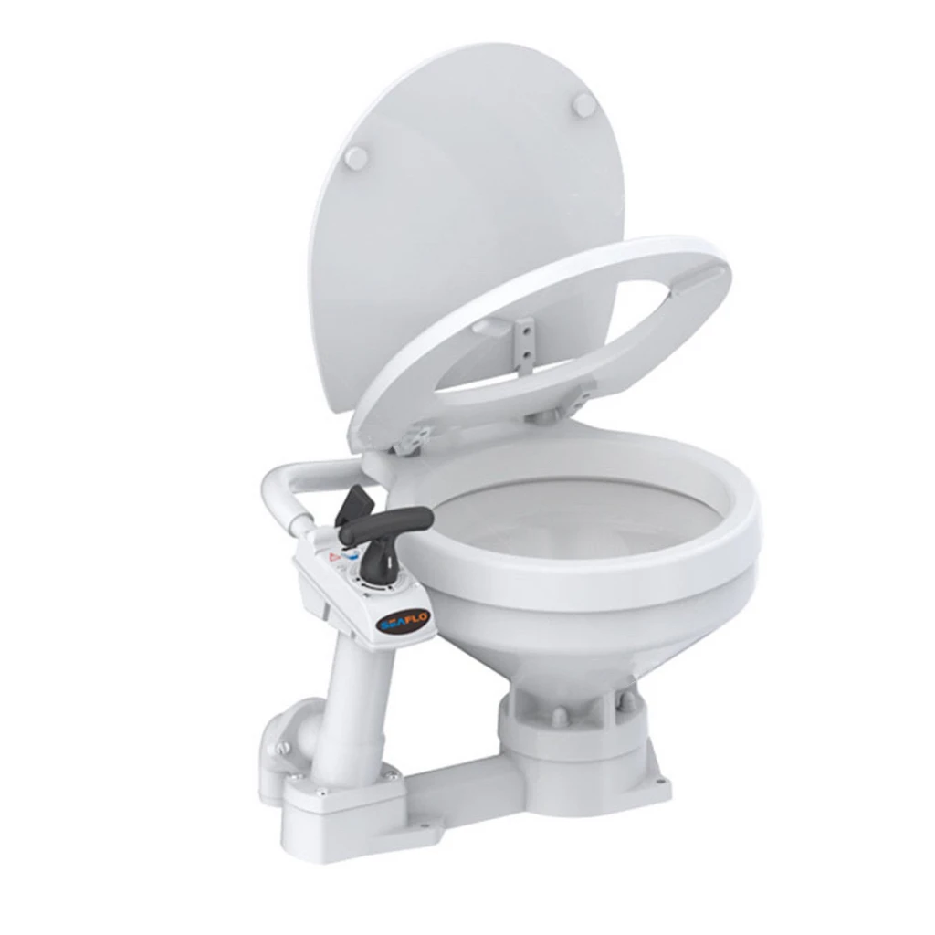 Boat Toilet Camping Car Yacht Toilet Lounge Car Sailing Vessel Special Manual Electric Toilet Vehicle-borne Ceramic