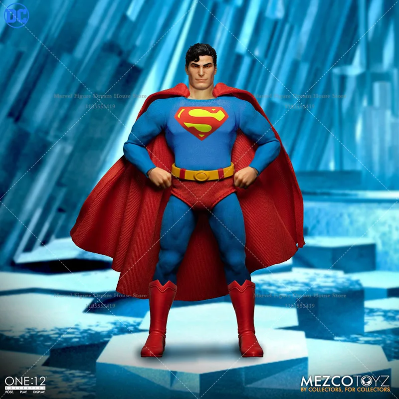 Mezco Ants 1/12 Scale DC Superman Krypton Planet Natural Divine Power  Steel Body 6-inch Full Set Women  Action Figure Soldie