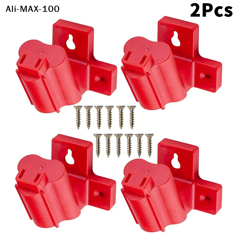 

【Wm1】2/4/6PCS Tool Holder Mount Compatible For M12 12V Drill Tool Hangers ABS Plastic Tool Battery Holder For Power Tool
