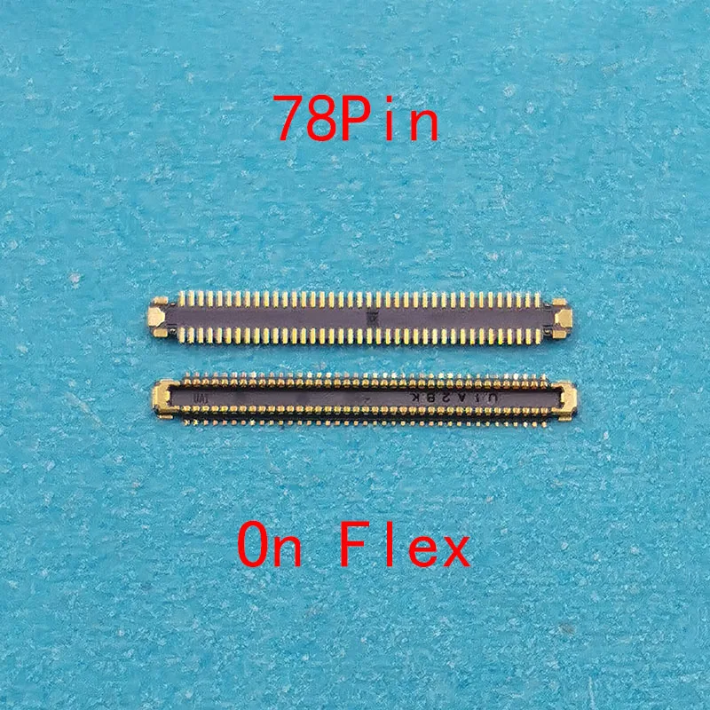 10pcs LCD Display Screen FPC Connector On Motherboard For Samsung Galaxy A02 A32 A42 A52 A52S A72 A82 A33 A53 A73 A12 M12 A22 5G