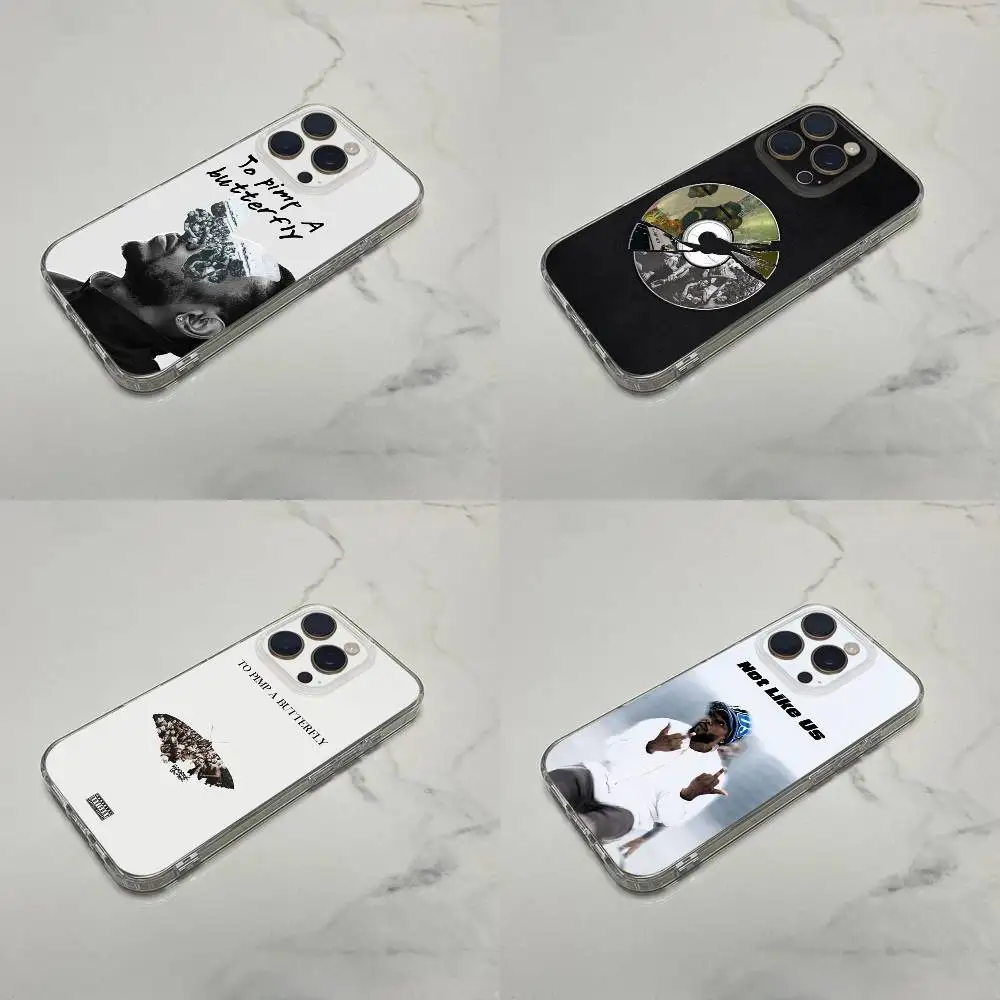 

K-Kendrick BUTTERFLY L-Lamar Phone Case For iPhone 17,16,15,14,13,12,11 Plus,Pro,Max,Plus,E,SE4,Mini Transparent Box