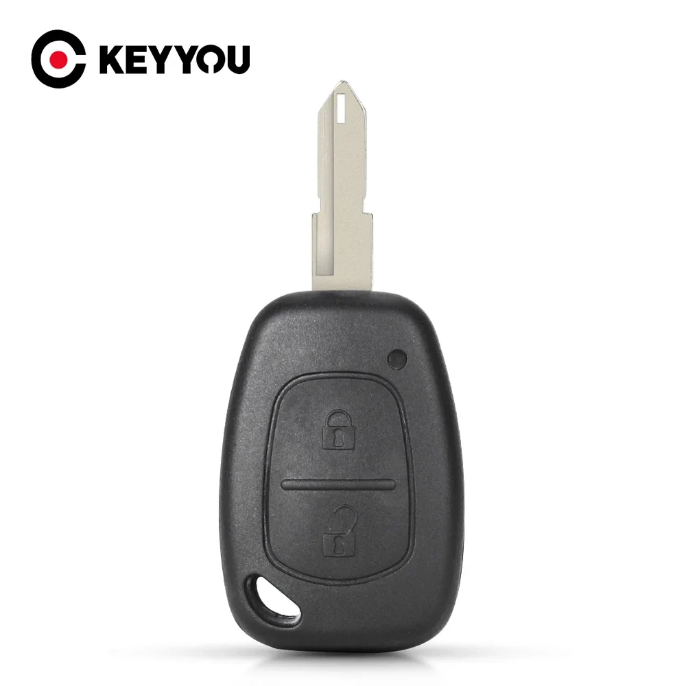 KEYYOU For Renault For Opel Vauxhall For Nissan Vivaro Traffic Primastar Remote Key Case 2 Buttons