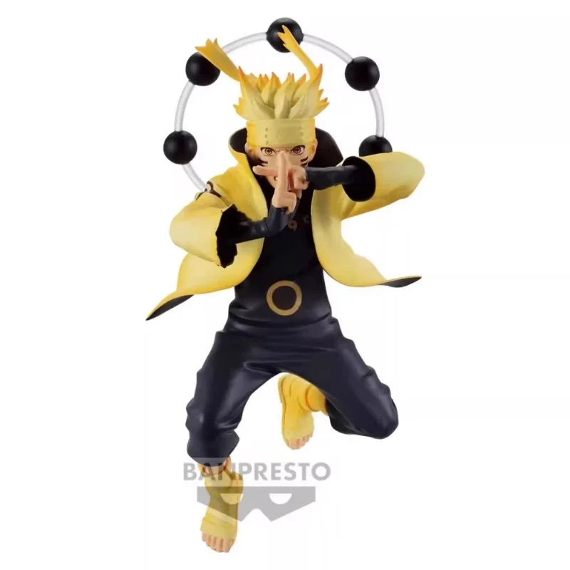 Naruto bandai banpresto shippuden vibração estrelas rikudousennin modo uzumaki modelo original pvc figura periférica brinquedo coleção