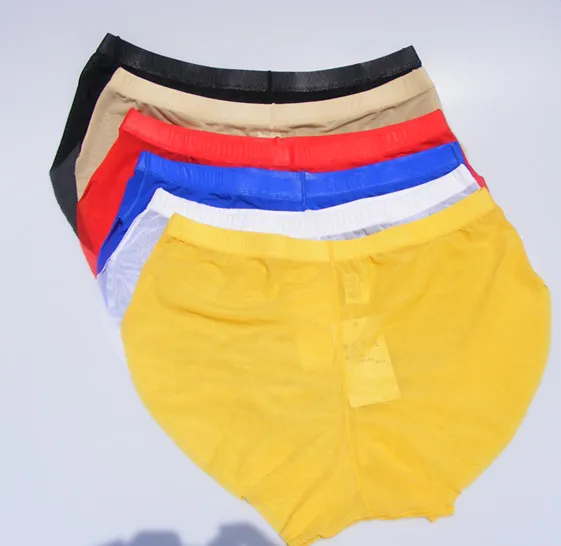 

Men's Mesh Underwear Transparent Sexy Mens Triangle Side Split Breathable Sweatpants Briefs Panties