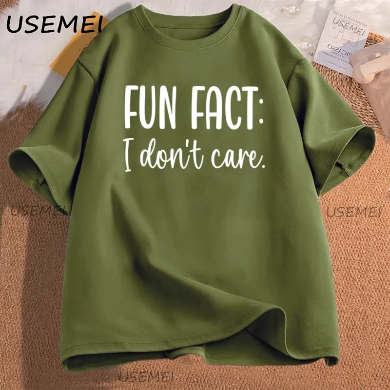 Divertido fato eu não me importa camiseta feminina senhoras sarcástico engraçado camiseta gráfica adulto humor roupas estéticas de grandes dimensões