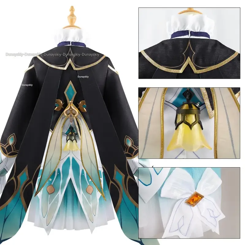 Firefly Cosplay Costume Honkai Star Rail Game Carnival Uniform Wig Shoes Halloween 3D Props Resses Outfits Fluorescence Mujer