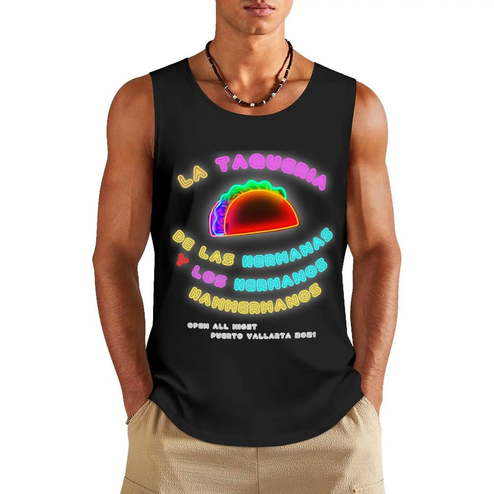 

Hammerman taqueria Tank Top quick-drying t-shirt sleeveless jackets Men sleeveless tee
