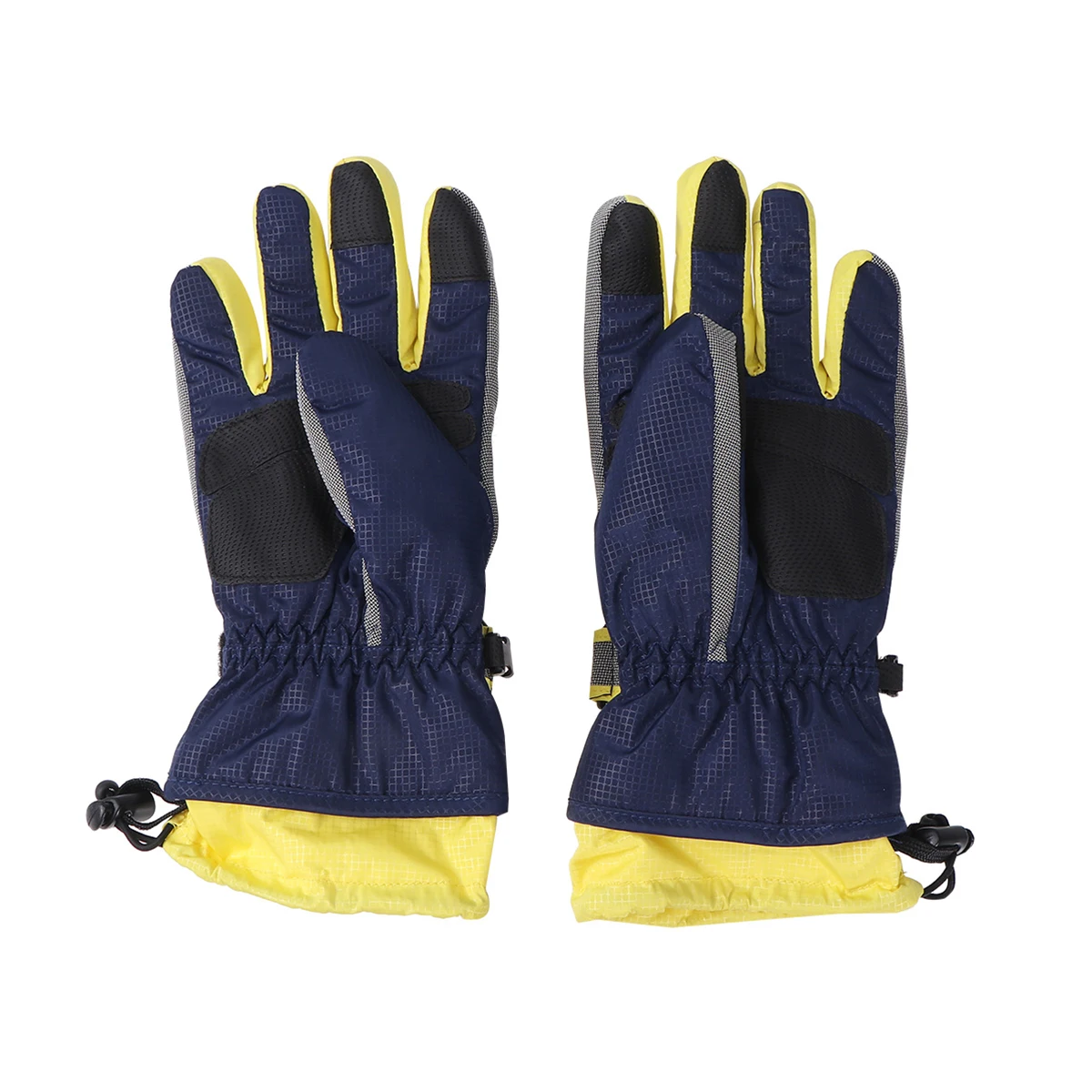 Waterproof Windproof Gloves Blue Extended Cuff Warm Breathable Skiing Snowboarding Cold Weather Biking Winter Gloves