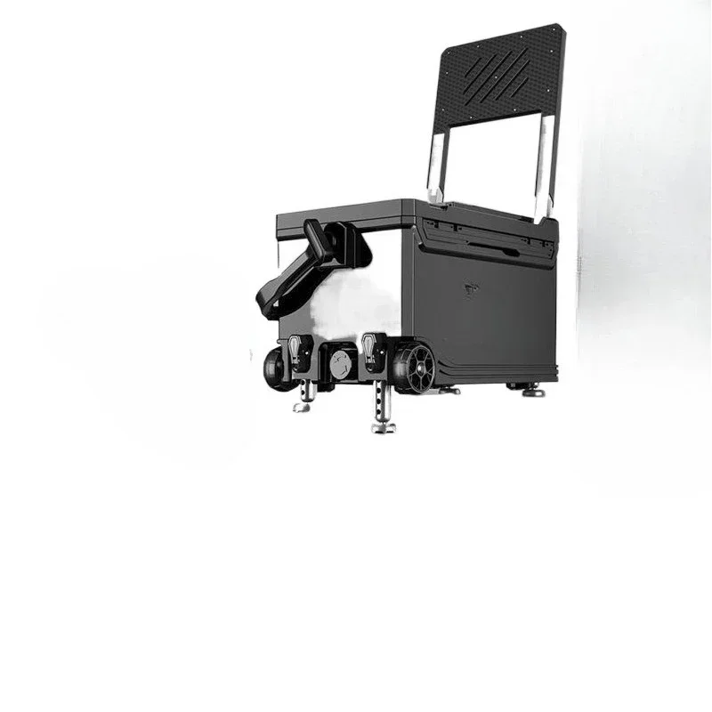 Fishing box new ultra-light multi-functional Taiwan fishing full set with wheels can sit fishing box  gear box
