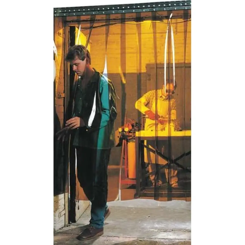 

Amber PVC Welding Strip Curtain, 6ft x 6ft