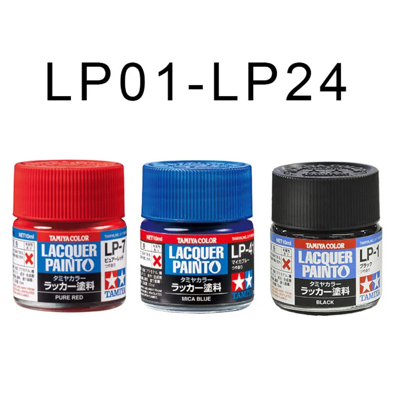 

10ml LP1-LP24 TAMIYA Lacquer Color Series Paint Coating DIY Handcraft Car Military Tank Ship Plane Anime Doll Building Tool