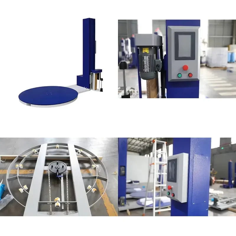 AP01 BL-1650P Simple Operate Airport Luggage Wrapping Machine Film Wrapper Machine for Luggage Wrapping