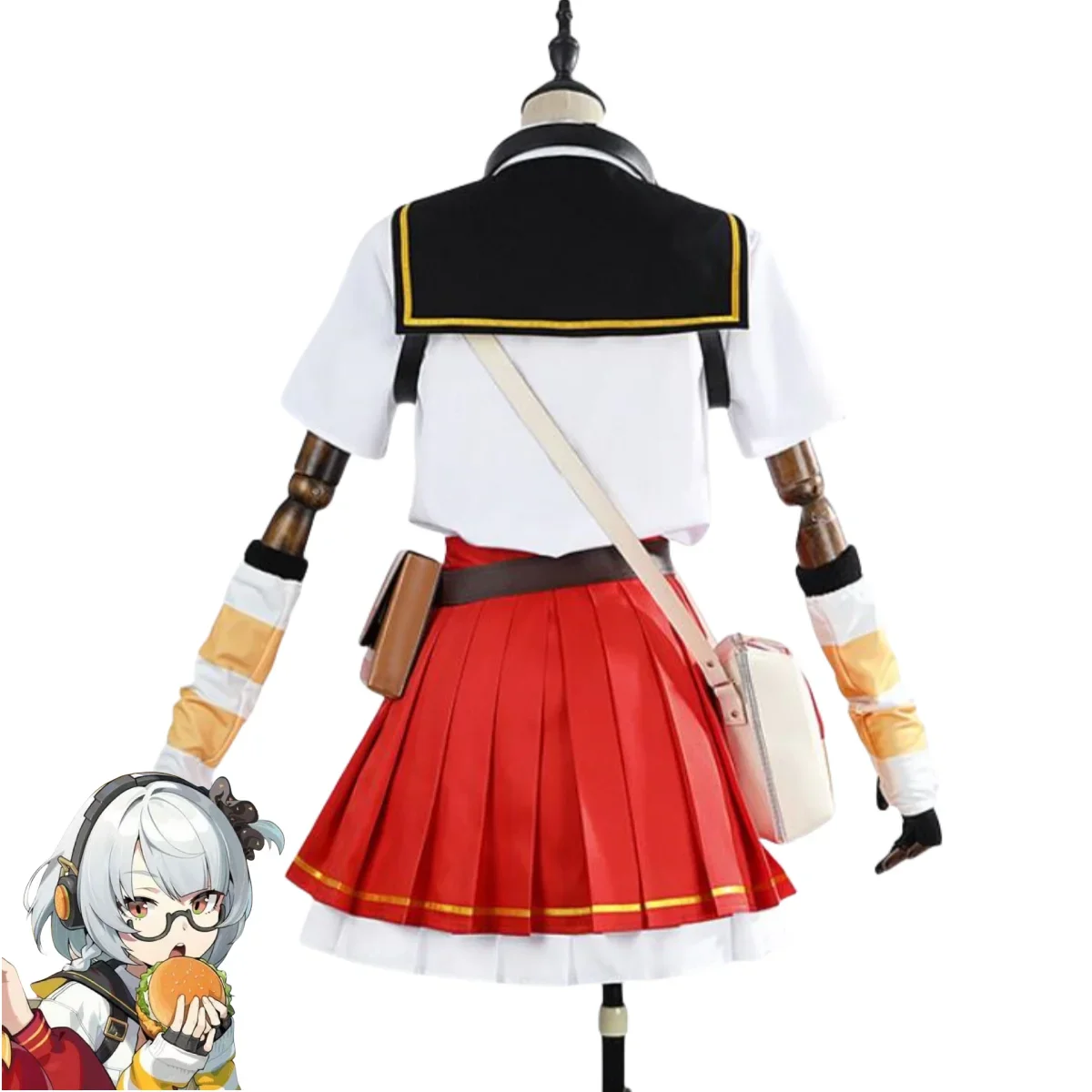Gioco Zenless Zone Zero Nekomiya Mana Anby Demara Costume Cosplay Co-branded Gonna Pagliaccetti Parrucca Uomo Donna Vestito da festa di Natale