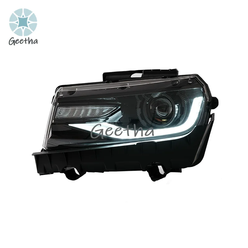 

For Factory New 12V 60W LED Headlights Assembly Modified Running Lights for Chevrolet Camaro 2014-2015 4600 Lumens 5600K 1 Year