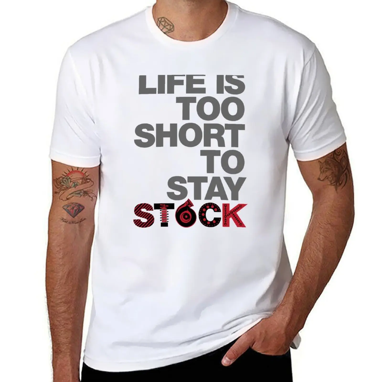 

Life Is Too Short To Stay Stock T-Shirt man t shirt graphic t shirt men 100% cotton luxury brand T-Shirt