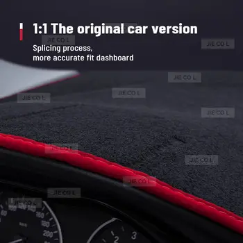 適用於馬自達 CX-5 2012-2016 CX5 KE 的汽車儀表台防紫外線儀表台墊遮陽墊地毯保護配件 6 最佳銷售 2015年馬自達CX-5 - №4