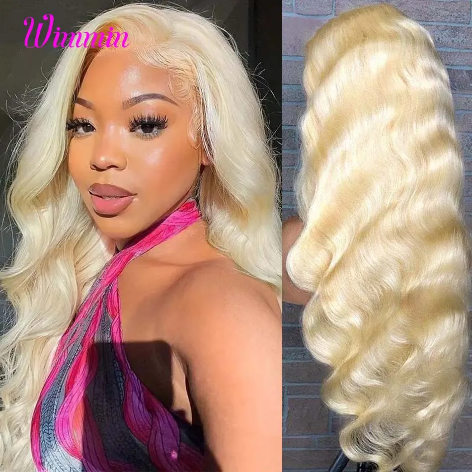 

613 Blonde Body Wave Frontal Wigs Human Hair Glueless 13x4 13x6 HD Lace Frontal Wigs Pre Plucked Lace Front Wigs for Women