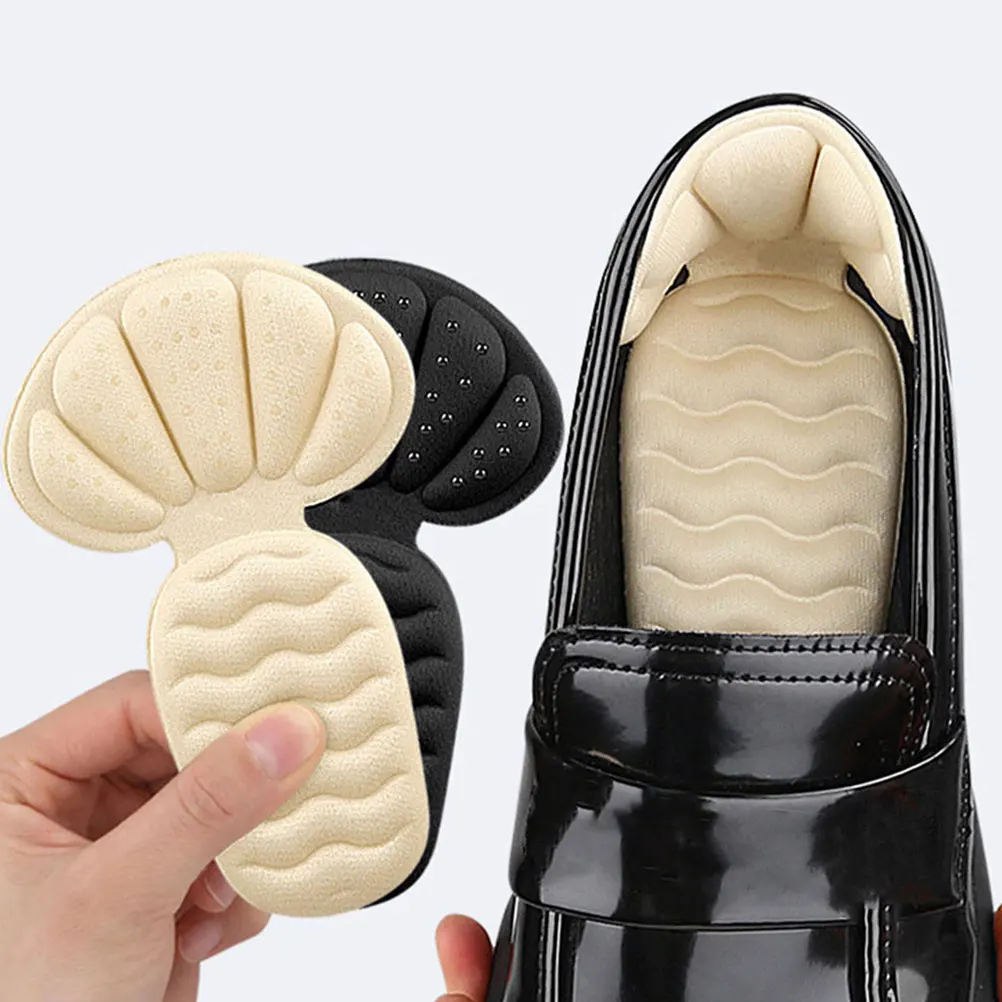 

4 Pairs Anti slip Heel Pads High Heels Breathable Wear resistant Cushions Women Shoes Foot Care Tools Comfortable Liners Sweat