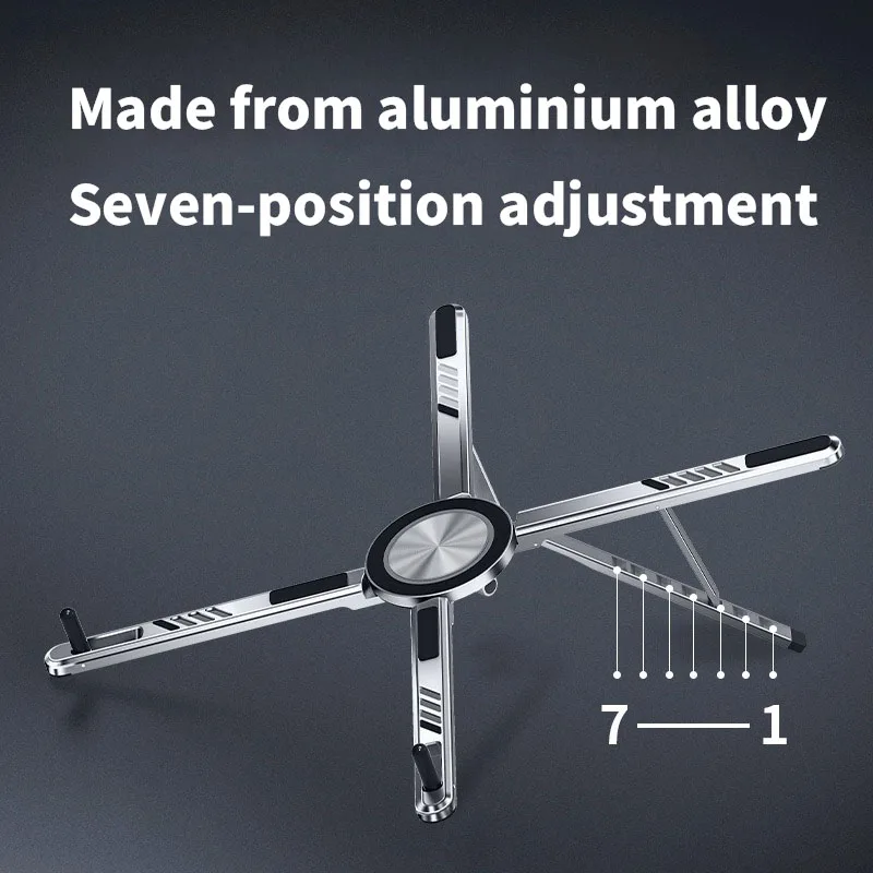 Magnetic Aluminium Alloy Handheld Mobile Phone Stand – Portable, Multi-functional Stand for Tablets, Mobile Phones and Laptops