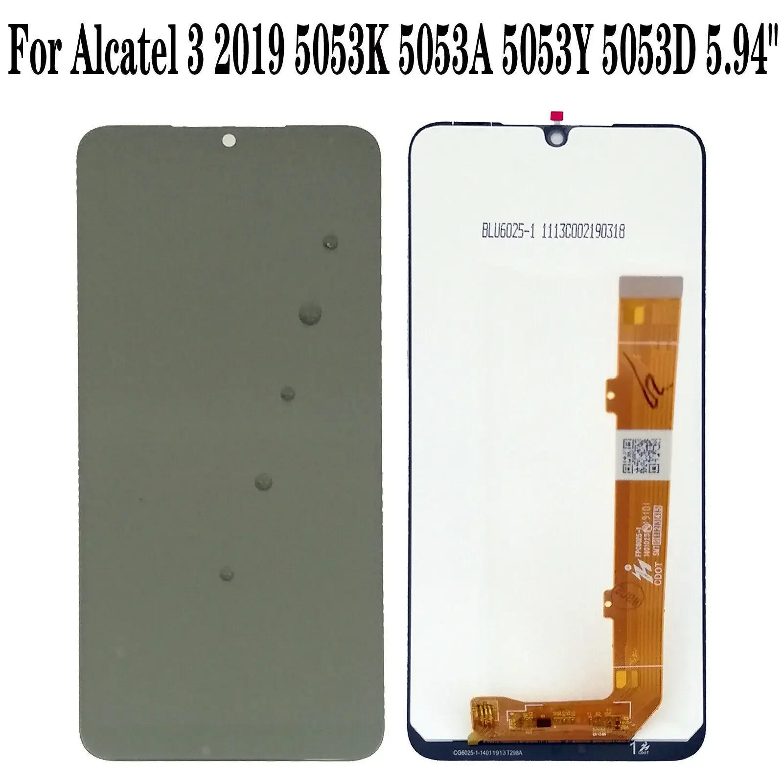 

5,94 "новинка для Alcatel 3 2019 5053K 5053A 5053Y 5053D ЖК-дисплей с сенсорным экраном