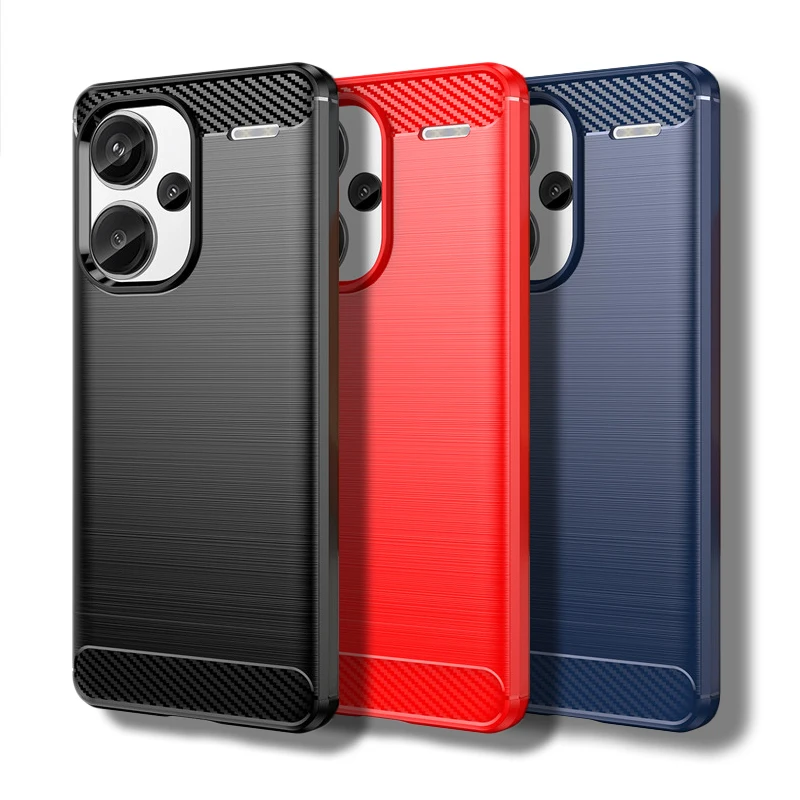 For Redmi Note 13 Pro Plus Case For Note 13 Pro+ Cover Shockproof Soft Silicone Protective Bumper For Redmi Note 13 Pro Plus 5G