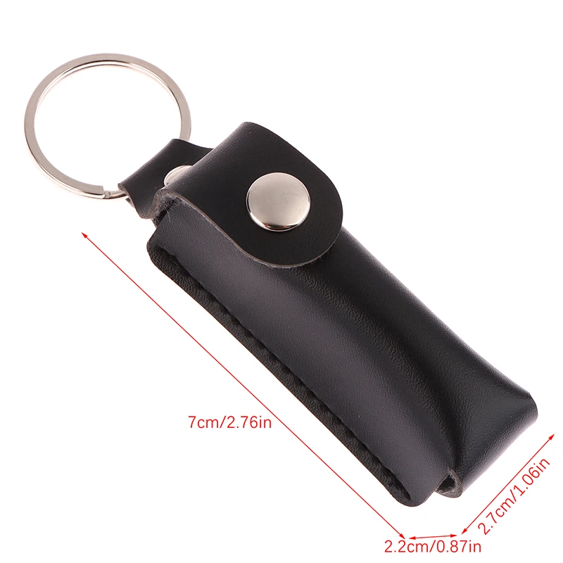 USB Case Protective Bag Portable Pocket Leather Key Ring For Usb Flash Drive