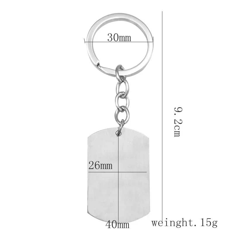 TYPE 1 DIABETES Stainless Steel Key Chain Medical Alert ID SOS KeyChains for Men Woman Emergency Jewelry