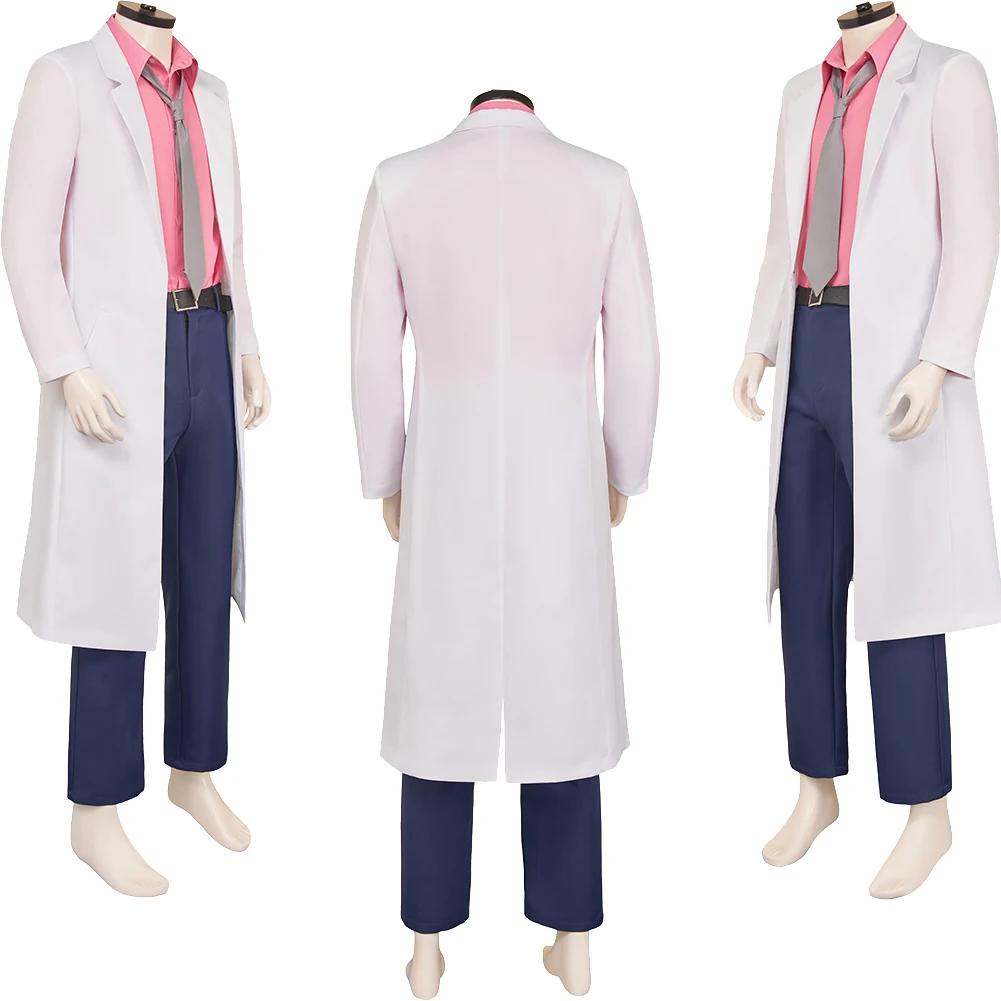 أنيمي جينتاما ساكاتا جينتوكي تأثيري الوردي قميص معطف أبيض زي وتتسابق التعادل الجوارب السراويل الكبار الرجال هالوين كرنفال حفلة