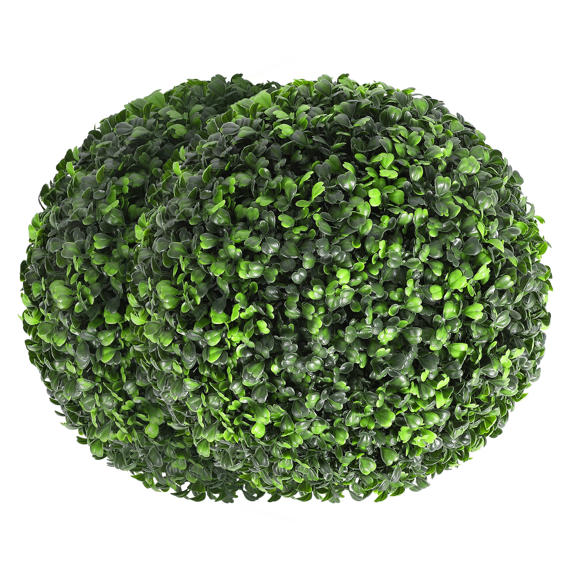 

2 PCS Artificial Plant Topiary Ball , Topiary Balls Artificial Outdoor Set of 2 for Backyard, Balcony, Garden, (Ball with Chain