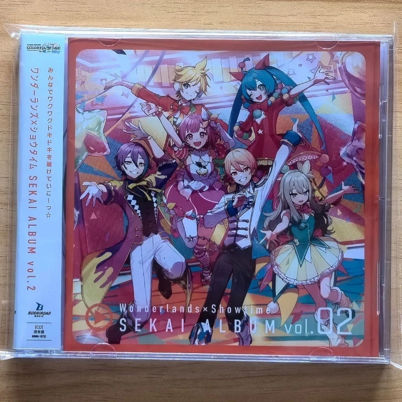 ゲームワンダーランド×ショータイム-初音ミク-ミュージックcd-セカイアルバム-vol2-ミュージックレコード-コスプレ-ウォークマン-カーサウンドトラック-ボックス-パーティーミュージック
