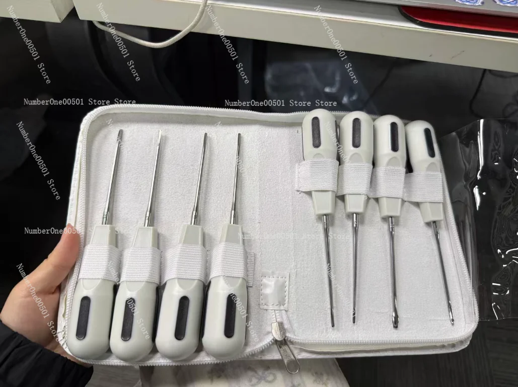 Dental oral tooth extraction pliers Minimally invasive extraction set Minimally invasive tooth extraction knife 8-piece set
