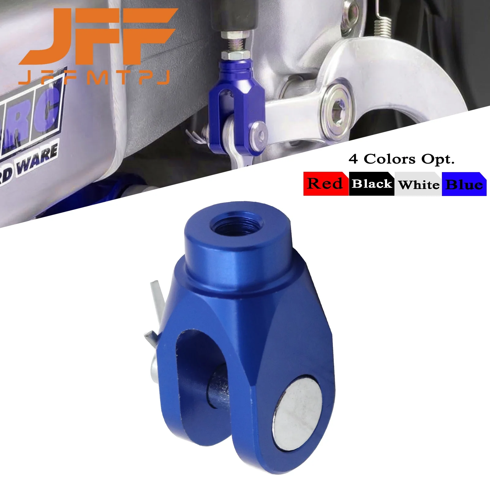 Motorcycle CNC Rear Main Pump Brake Rod Connector For Yamaha YZ125 YZ250 YZ250F YZ450F YZ125X YZ250X YZ250FX YZ450FX WR250F/450F