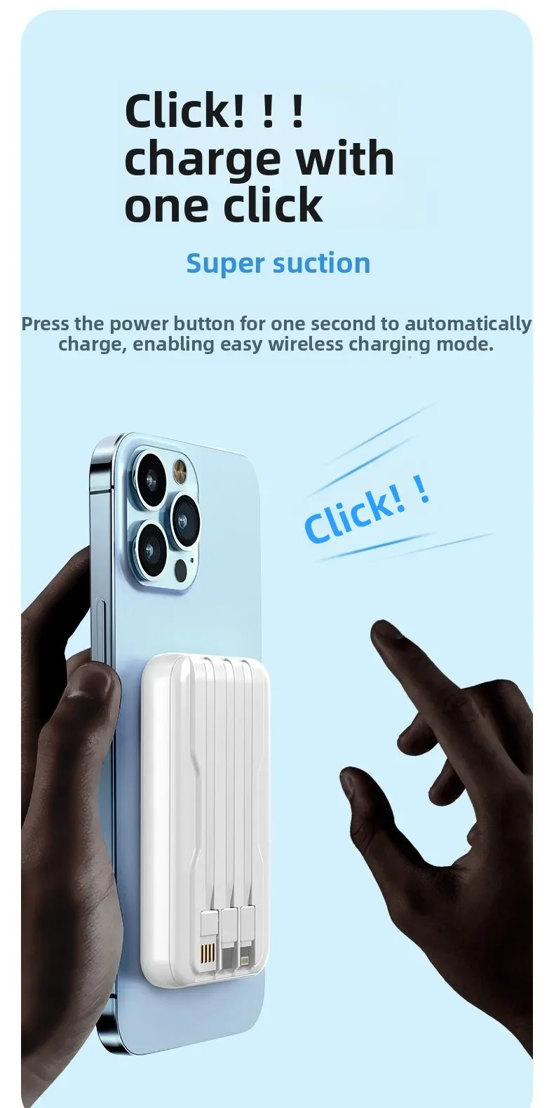 Taepiaai Magnetic Power Bank for Magsafes 20000mAh Wireless PD 22.5W Fast Charger Powerbank External Battery for IPhone Samsung